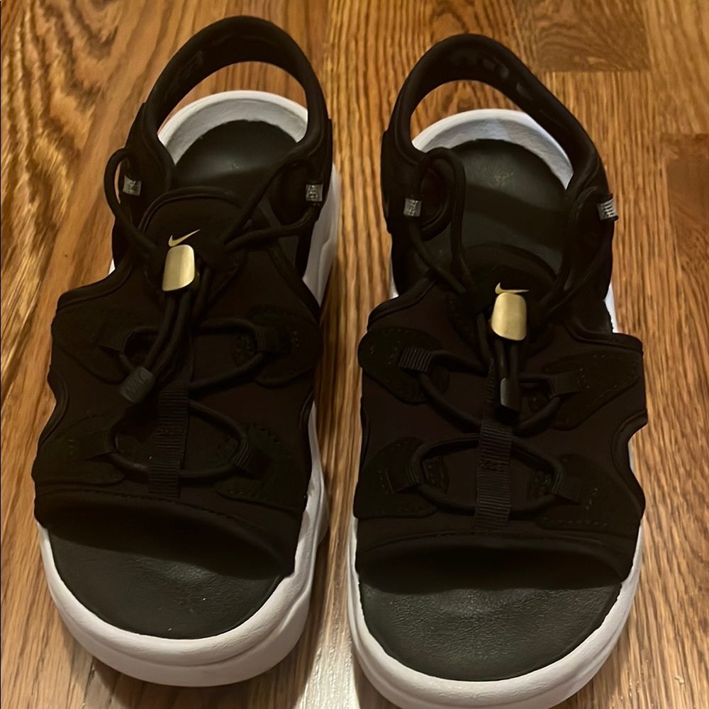 Nike Black and White Sport Sandals
